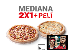 2x1 en medianas + película