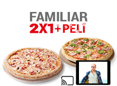 2x1 en familiares + película