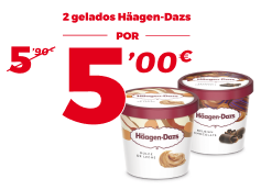 2 Gelados Häagen-Dazs
