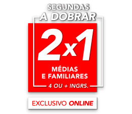 segundas a dobrar pizza